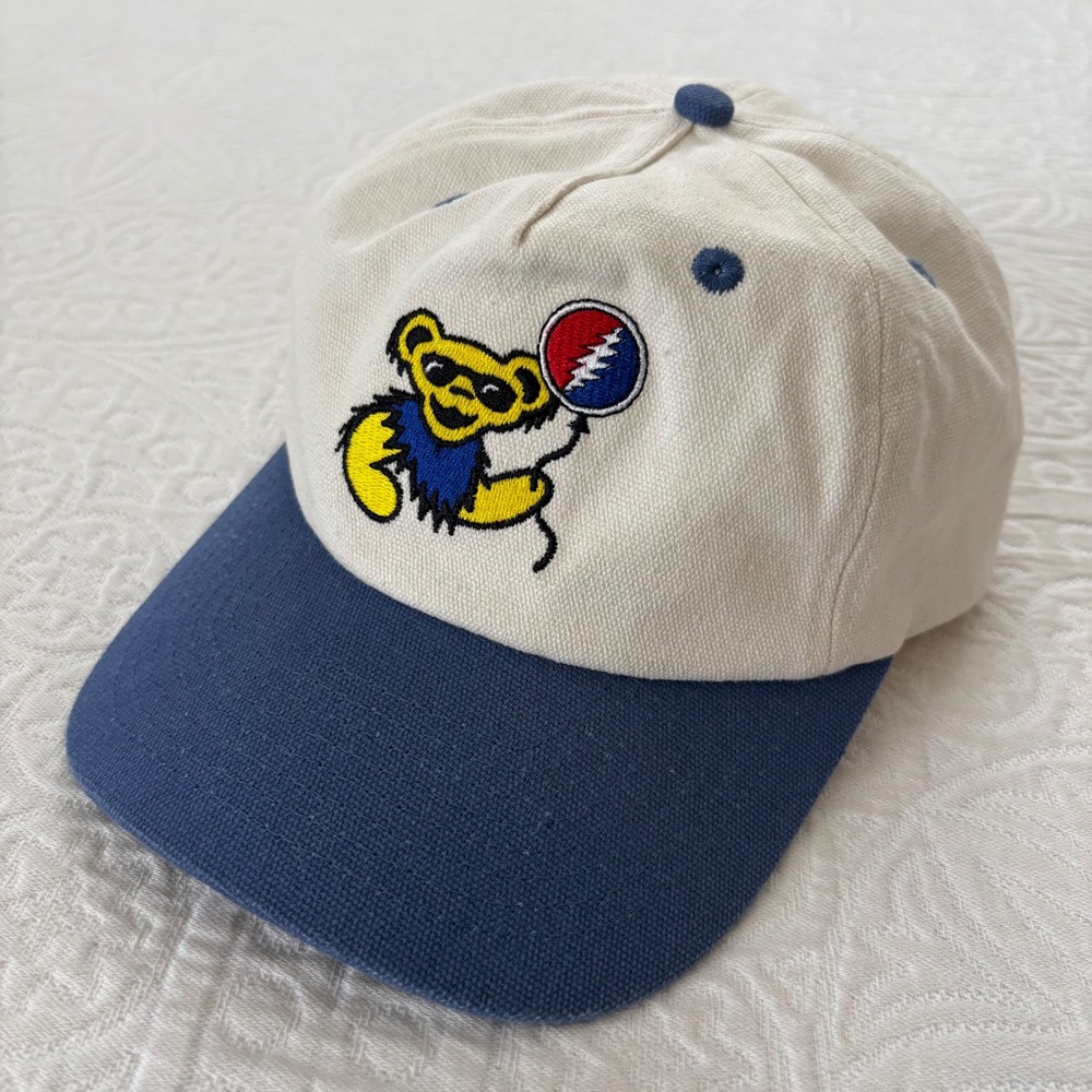 Grateful Dead x Huckberry Balloon Bear Cotton Canvas Snapback Cap‎